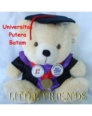 Boneka Wisuda Universitas Putera Batam (30 cm)